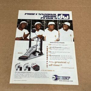 Gerald Heyward - DW PEDALS - 2007 Print Advertisement
